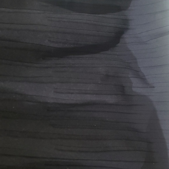 NWOT TED BAKER SLEEVES KNIT MINI DRESS FIT&FLARE BLACK PLEATED BAILEEY SIZE 16 - Picture 6 of 14